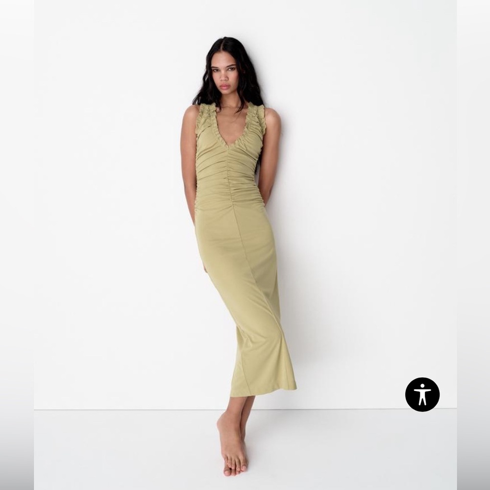 Zara ruffle dress 3067/313